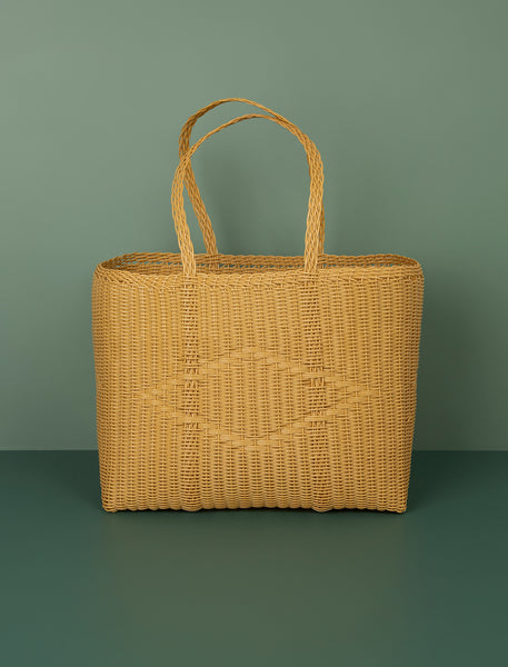 Basket weave cheap tote bags